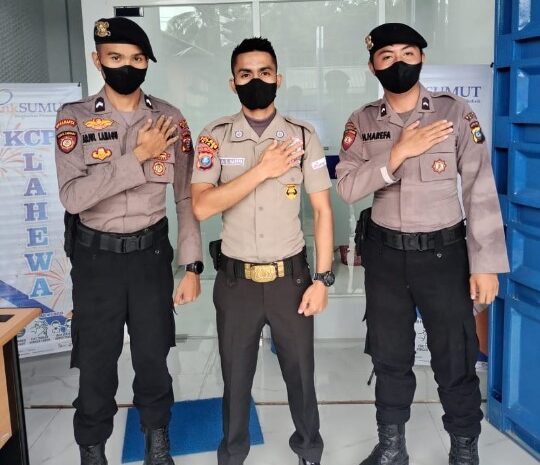  Polsek Lahewa Patroli dan Sambangi Objek Vital di Kelurahan Pasar Lahewa