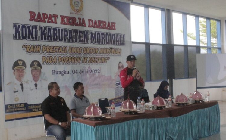 Bupati Morowali Resmi Buka Rakerda KONI Tahun 2022