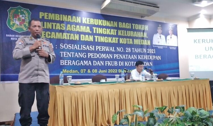  Rawat Kerukunan Beragama, Polrestabes Medan: Pedomani Nilai-Nilai Pancasila