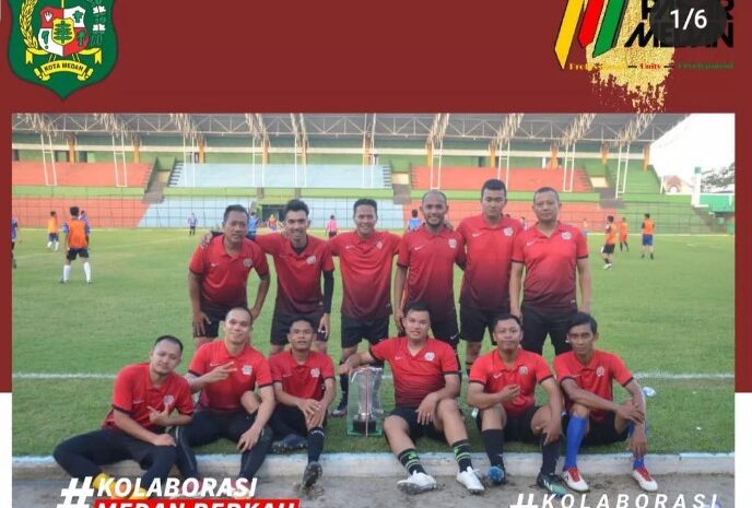 Menang Adu Penalti, Sekretariat Juarai Turnamen Sepak Bola HUT Ke-29 PUD Pasar