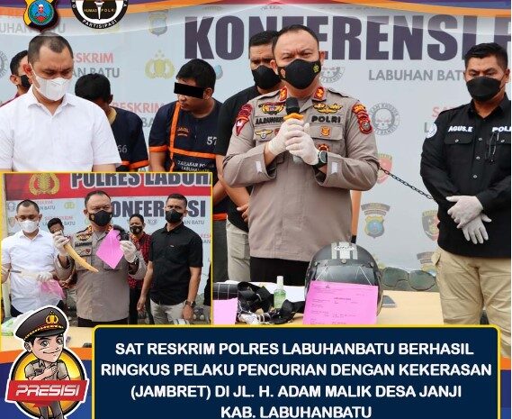 Dua Pelaku Curas Bersenpi Ditembak Satreskrim Polres Labuhanbatu