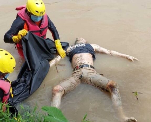  Seminggu Tenggelam dan Terseret Arus Sungai Singgabus Batubara, Akhirnya Mayat Naek Pardomuan Ditemukan