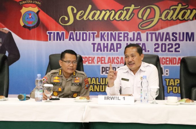  Kapolres Simalungun Dampingi Kunker Tim Audit Kerja Irwasum Polri TA 2022