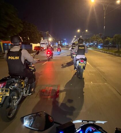  Antisipasi dan Tekan Kejahatan, Sat Samapta Polrestabes Medan Intens Lakukan Patroli Blue Light