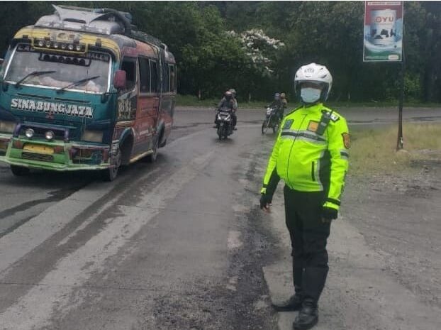  Libur Akhir Pekan, Polrestabes Medan Amankan Jalur Wisata Medan-Berastagi