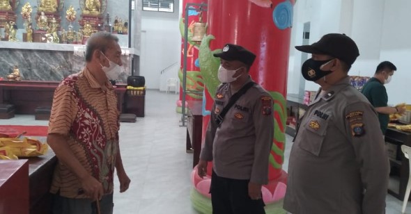  Polrestabes Medan Gelar Silaturahmi dengan Tokoh Agama Buddha di Vihara Jalan Asia 