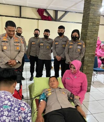  HUT Bhayangkara Ke-76, Setukpa Lemdiklat Polri Gelar Bakti Kesehatan