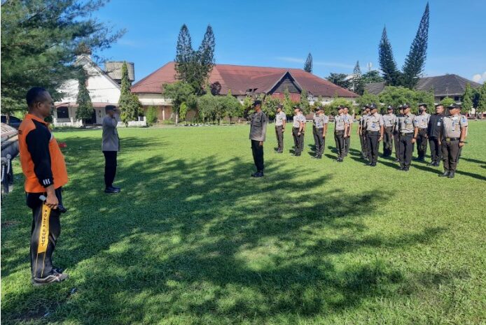 Polrestabes Medan Latih Tenaga Sekuriti PT Wira Pradana Mukti