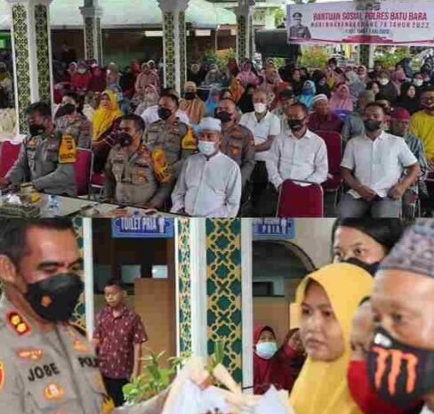 Polres Batubara Salurkan 1000 Paket Sembako di Dua Kecamatan Jelang HUT Bhayangkara Ke-76