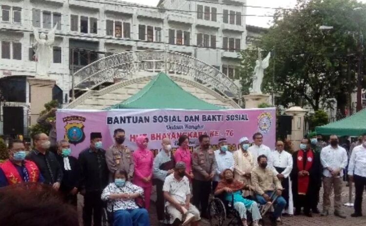 Polda Sumut Gelar Baksos di Gereja Katedral