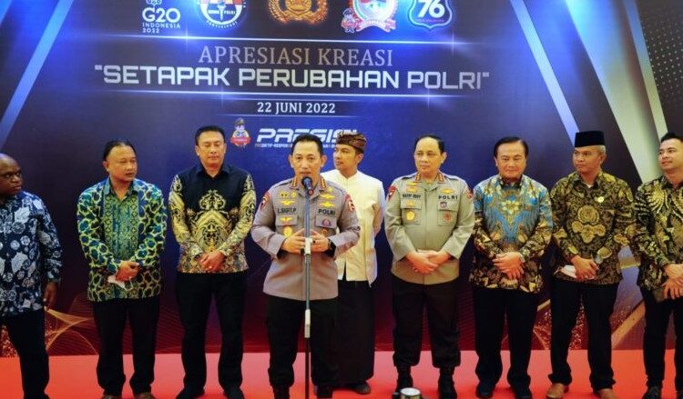  Gelar Apresiasi ‘Setapak Perubahan Polri’, Kapolri: Bentuk Dukungan Masyarakat agar Polri Lebih Baik Lagi