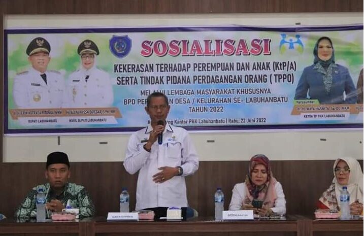  Pemkab Labuhanbatu Gelar Sosialisasi Cegah Kekerasan Terhadap Perempuan dan Anak