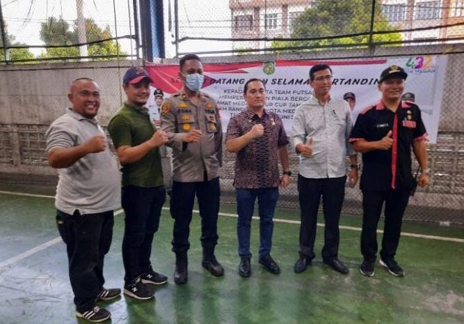  Polsek Medan Timur Juara Turnamen Futsal