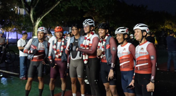  Pecahkan Rekor MURI, Gowes Presisi Nusantara Tempuh Jarak 508 Km Kurang Dari 24 Jam