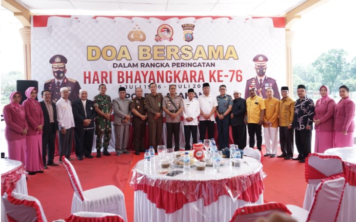  Hadiri Doa Bersama, Bupati Asahan Ucapkan Selamat Hari Bhayangkara Ke-76