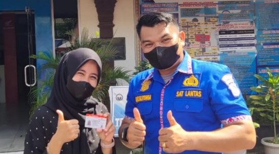  Sat Lantas Polrestabes Medan Tetap Bimbing Pemohon SIM Hingga Lulus