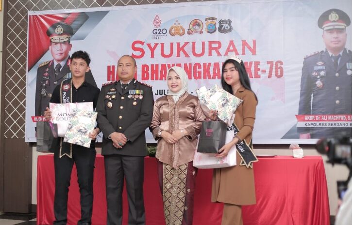  Siswa-Siswi SMA Teladan Raih Juara Kompetisi Pemilihan Duta Humas Polres Serdang Bedagai