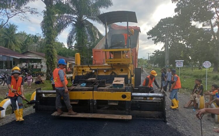  Wujudkan Janji Politik, Bupati dan Wabup Asahan Bangun Infrastruktur Jalan