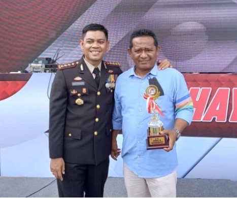  Sekjen Pewarta Juara 2 Lomba Narasi HUT Ke-76 Bhayangkara