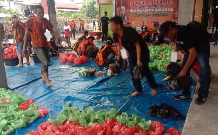 Idul Adha 1443 H, PAC PP Medan Area Kurban 6 Ekor Lembu dan 2 Kambing