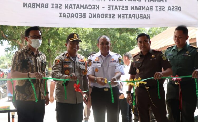  Kapolres Serdang Bedagai Hadiri Peresmian Rumah Restorative Justice