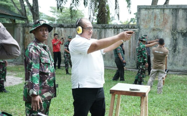  Jalin Silaturahmi, Forkopimda Asahan Gelar Tembak Meriah