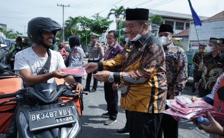  Pemkab Asahan Dukung Pencanangan Gerakan Pembagian 10 Juta Bendera Merah-Putih