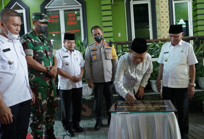  Bupati Asahan Resmikan Musholla Al- Husain Zahara Menjadi Masjid