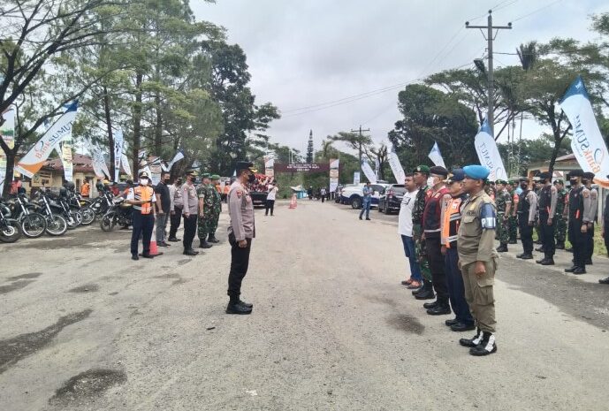  Polrestabes Medan Gelar Apel Gabungan dan Pengecekan Kemah Jambore Sibolangit