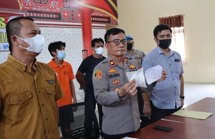 Polres Pelabuhan Belawan Ringkus 2 Pengedar dan Sita 201 Gram Sabu