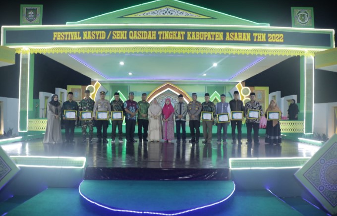  Festival Seni Qasidah/Nasyid Tingkat Kabupaten Asahan Tahun 2022 Resmi Ditutup