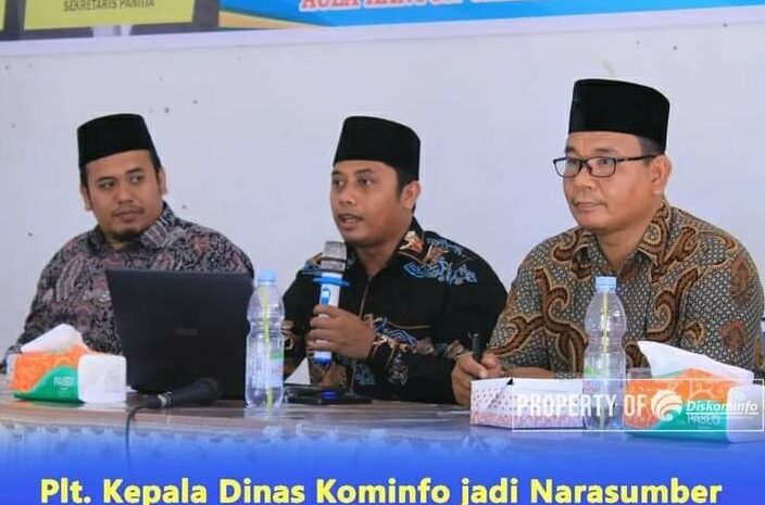  Plt Kadis Kominfo Labuhanbatu Narasumber Pelatihan Jurnalistik DP MUI Tingkat Remaja Mesjid