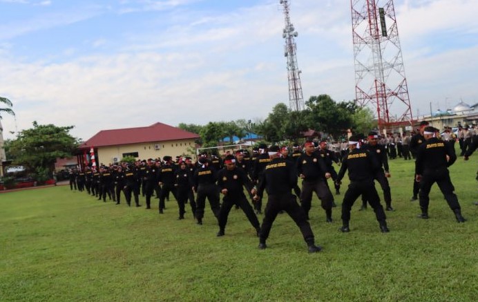  Polresta Deli Serdang Gelar Upacara Hari Bhayangkara Ke-76