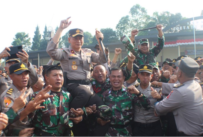  Kasetukpa Lemdiklat Polri Tutup Latihan Integrasi Pendidikan Diktukpa TNI AD dan Setukpa Polri