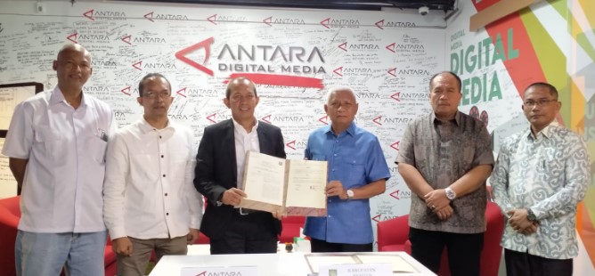  Bupati Asahan Tandatangani MoU dengan PT Antara Elektronik Transaksi Pratama