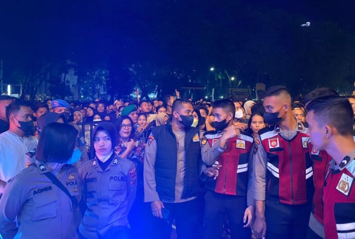  Polrestabes Medan Gelar PAM Pesta Rakyat di Lapangan Benteng