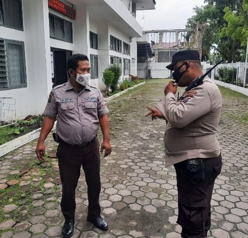  Covid-19 Belum Berakhir, Sat Binmas Polrestabes Medan Imbau Sekuriti PMI dan KPI Patuhi Prokes 5M