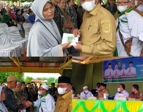  Bupati Darma Wijaya Serahkan Dana Intensif dan Kartu BPJS Ketenagakerjaan ke Bilal Mayit dan Guru Mengaji