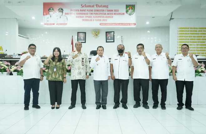  Rapat Pleno Semester I Tahun 2022 dan Koordinasi TPAKD Asahan Triwulan II