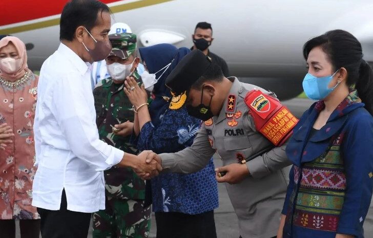  Kapolda Sumut Sambut Kunjungan Kerja Presiden Jokowi