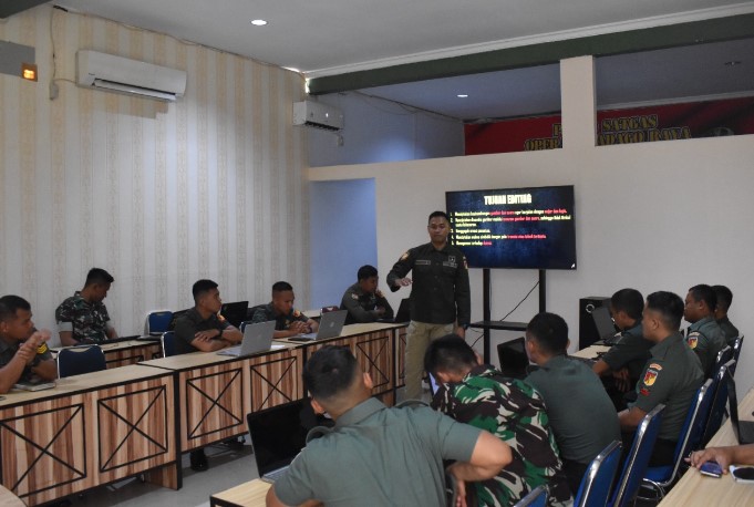 Korem 132/Tdl Gelar Penataran Komputer dan Video Grafis