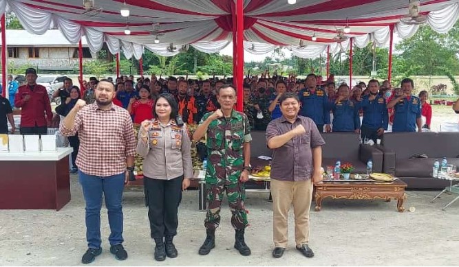 Ratusan Pelajar Antusias Ikuti Gebyar Merdeka Deklarasi Anti Narkoba di Polsek Medan Tuntungan