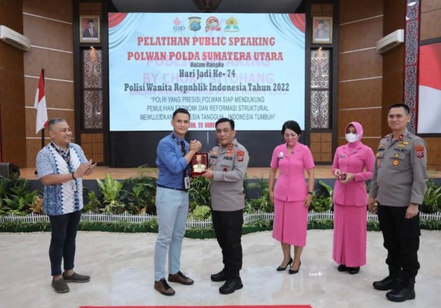  Polda Sumut Gelar Pelatihan Public Speaking Sambut Hari Jadi Polwan dan Hari Kesatuan Gerak Bhayangkari