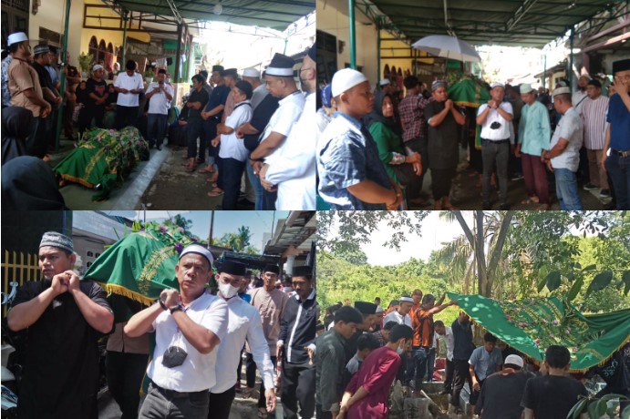  Ribuan Pelayat Banjiri Rumah Duka, Sofian Lubis Abang Kandung Ketua Pewarta Meninggal Dunia