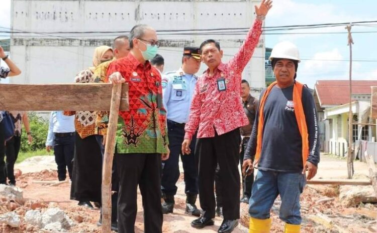  Irwil II Itjen Kemenkumham Tinjau Pembangunan  Lapas Narkotika Rumbai, LPKA Pekanbaru dan Bapas Dumai