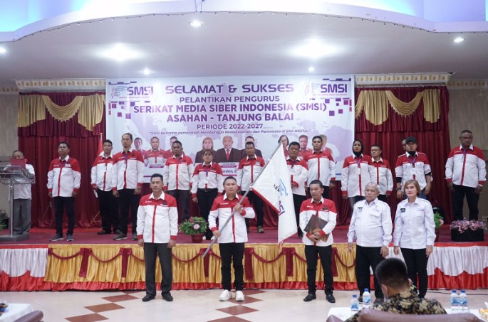 Ketua SMSI Provsu Lantik SMSI Astab Periode 2022-2025