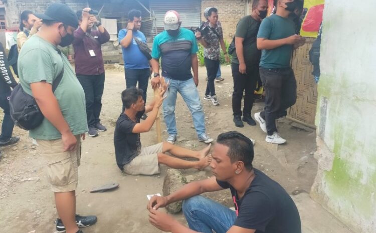 Polisi Gerebek Kampung Narkoba Pasar XII Patumbak, 4 Pria Ditangkap