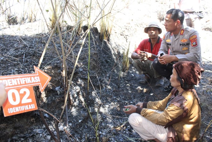 Polda Sumut Tangkap 2 Pelaku Pembakaran Hutan di Samosir