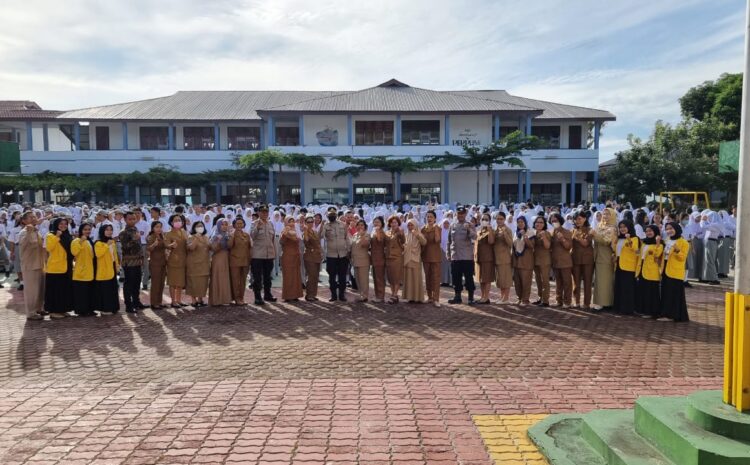 Police Go To School, Sat Binmas Polres Simalungun Ajak Peserta Didik Hindari Tawuran