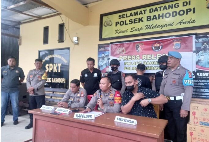 Konsumsi Sabu dan Curi Motor, Jubir PT GNI Diringkus Polsek Bahodopi